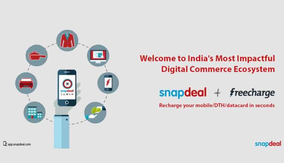 Snapdeal buys Freecharge online recharge service