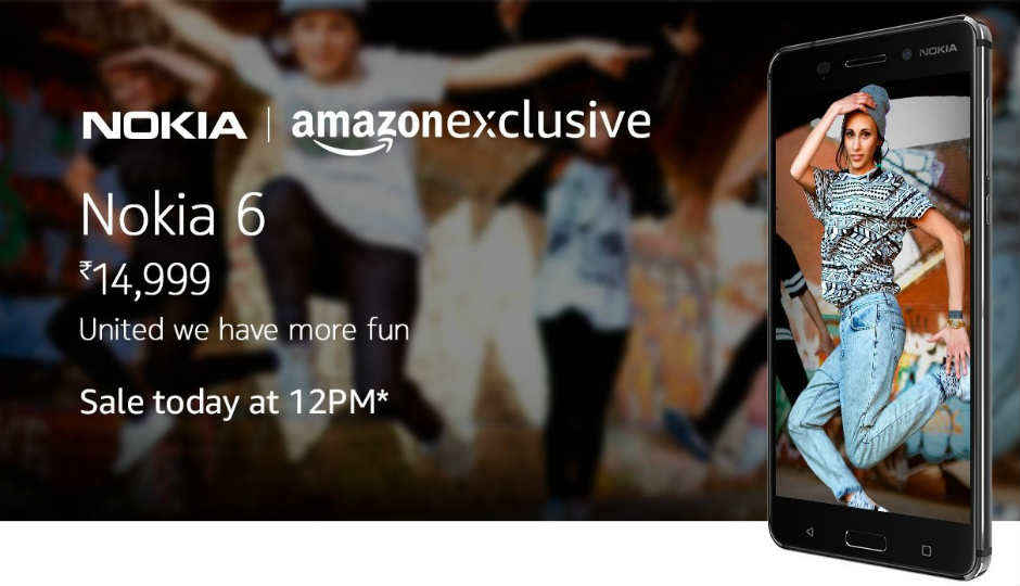 Nokia 6 flash sale starts at 12PM today on Amazon India, pre-registration required for purchase