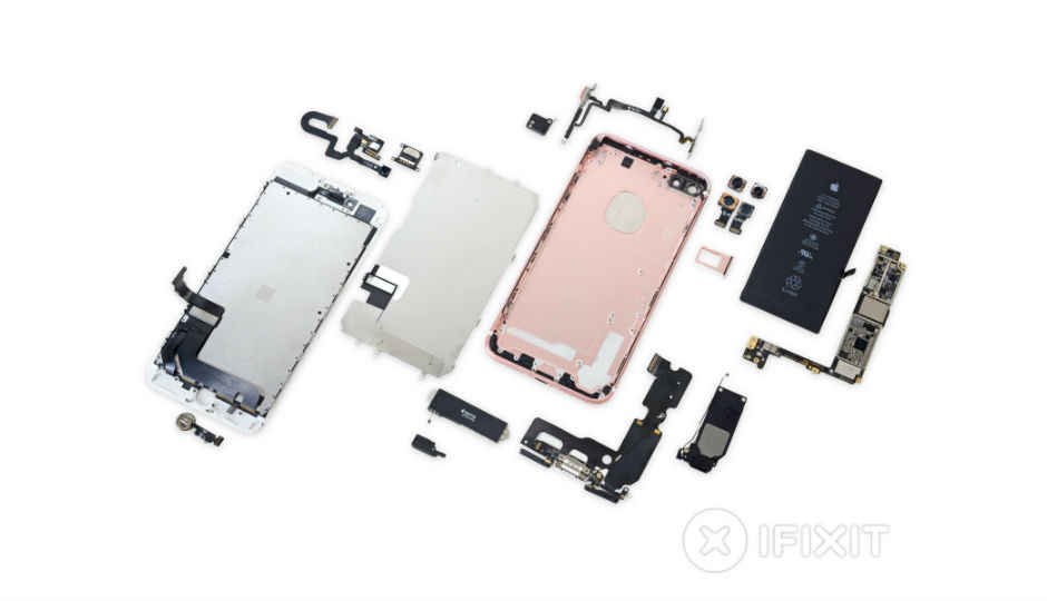 Apple iPhone 7 Plus gets a repairability score of 7 in iFixit teardown