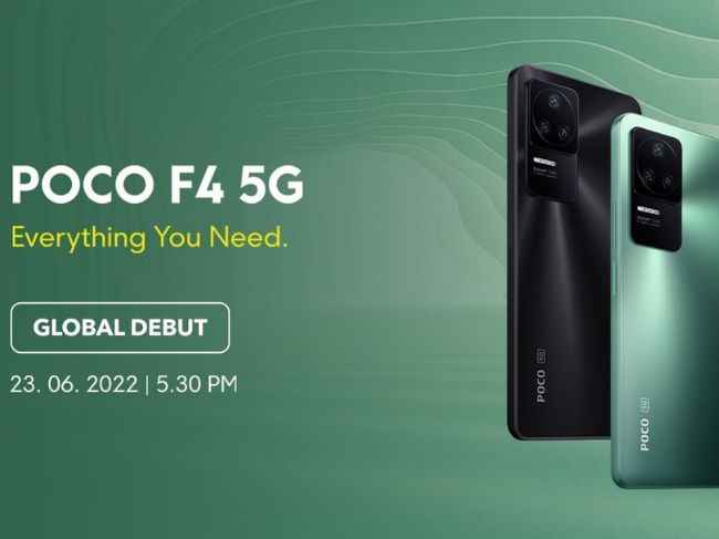 Poco F4 5G launch