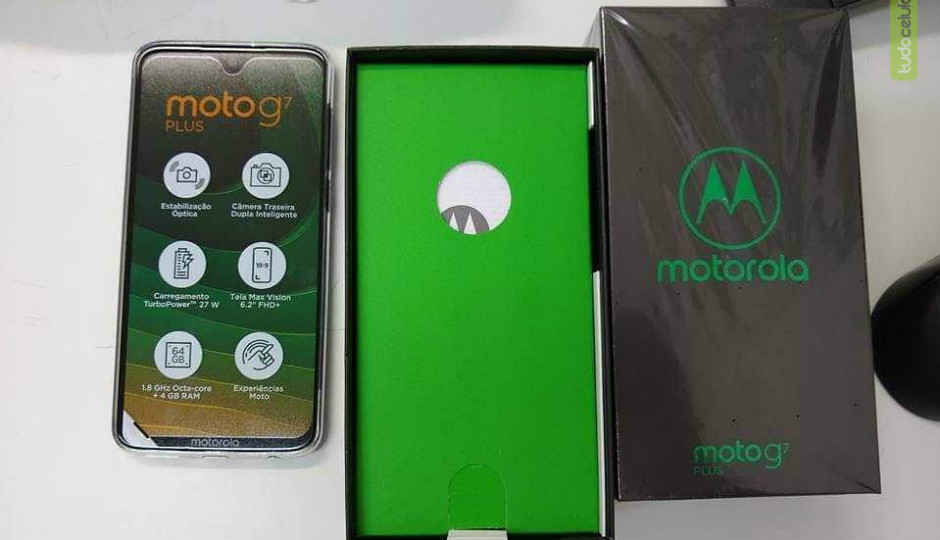 Moto G7 Plus retail box leak shows 27W TurboPower fast charging support