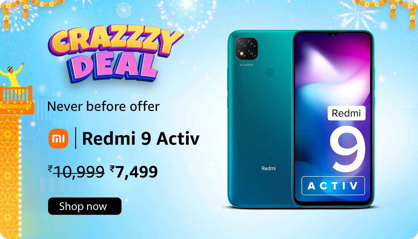 Redmi 9 Activ huge deal on amazon 