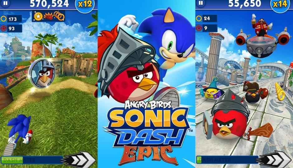 Sonic Dash gets Angry Birds cameos