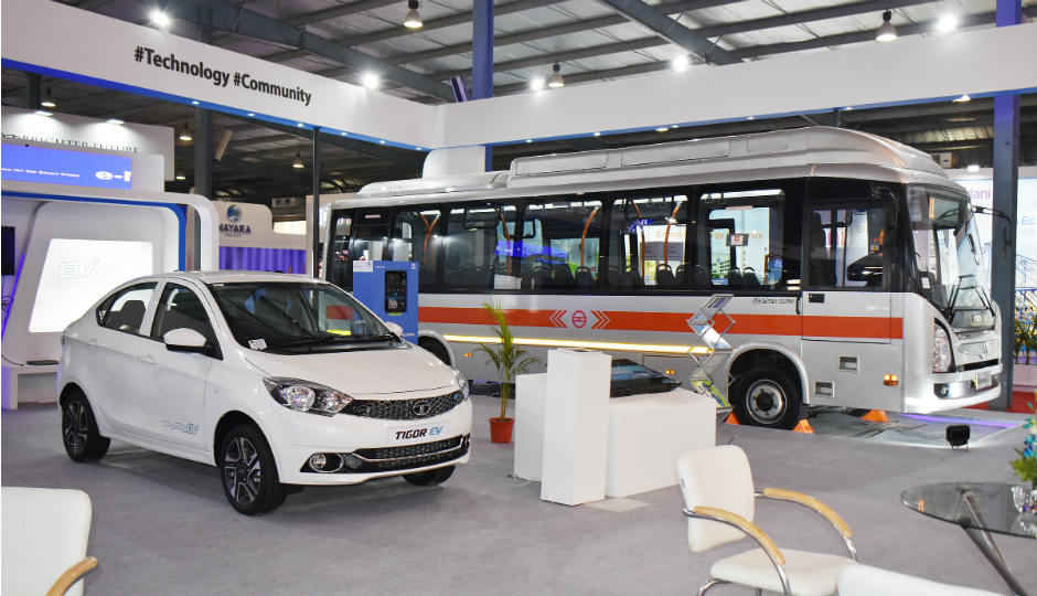 Tata Tigor EV, Tata Starbus Ultra electric showcased