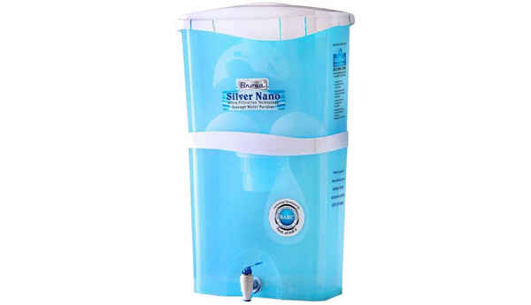 B.nova Silver Nano 26 L UF Water Purifier (White, Blue)