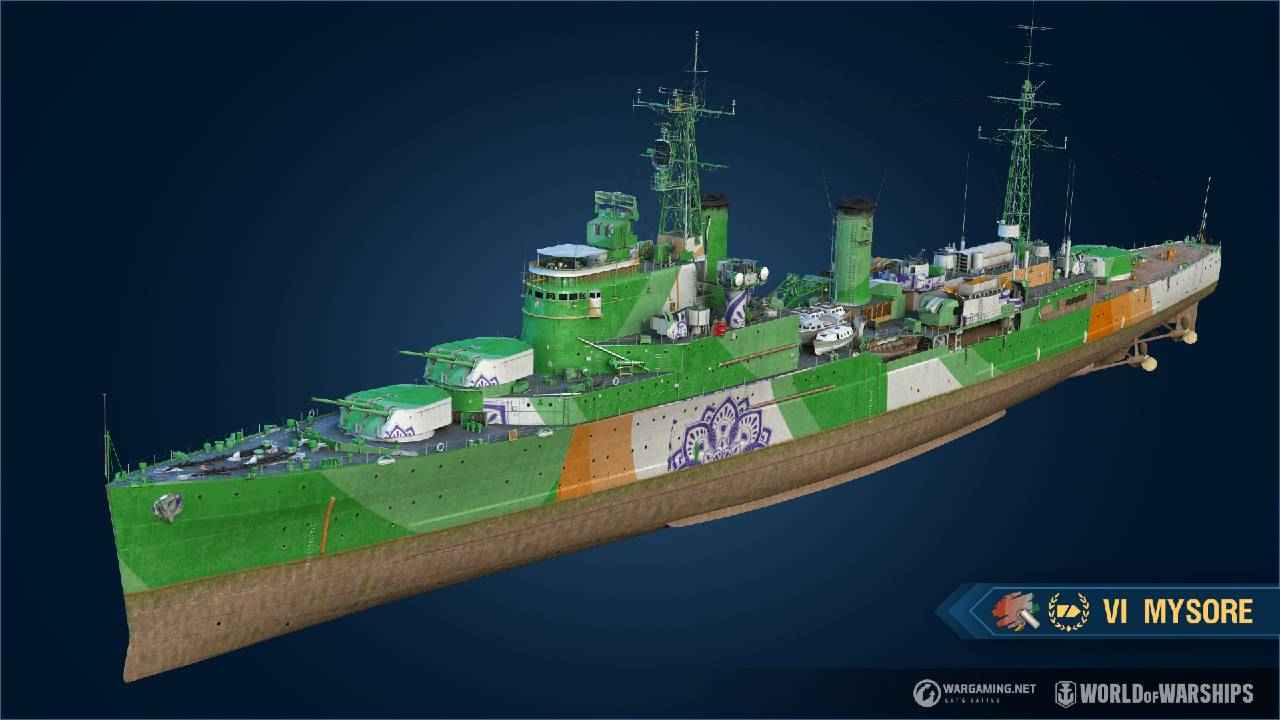 World of Warships to include Indian Navy ship, INS Mysore
