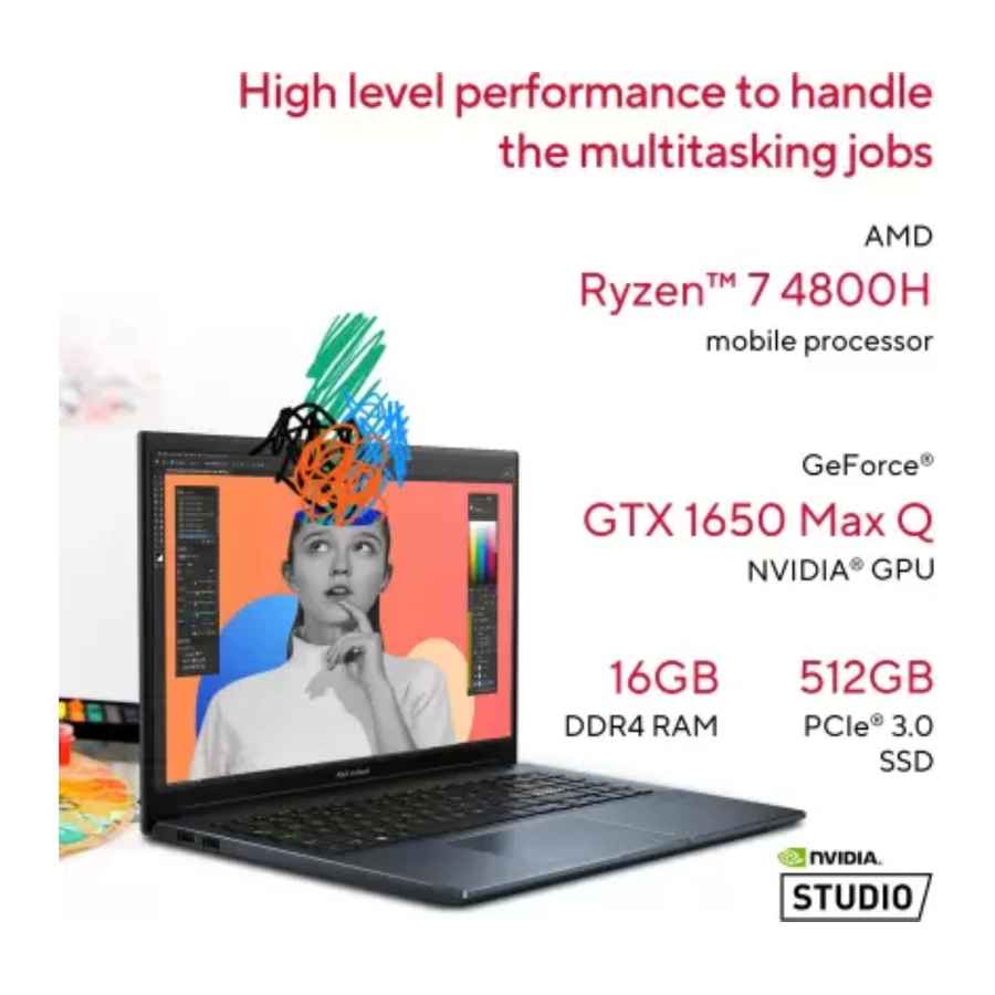 ASUS Vivobook Pro 15 M6500IH-L1701WS Ryzen 7-4800H (2022)