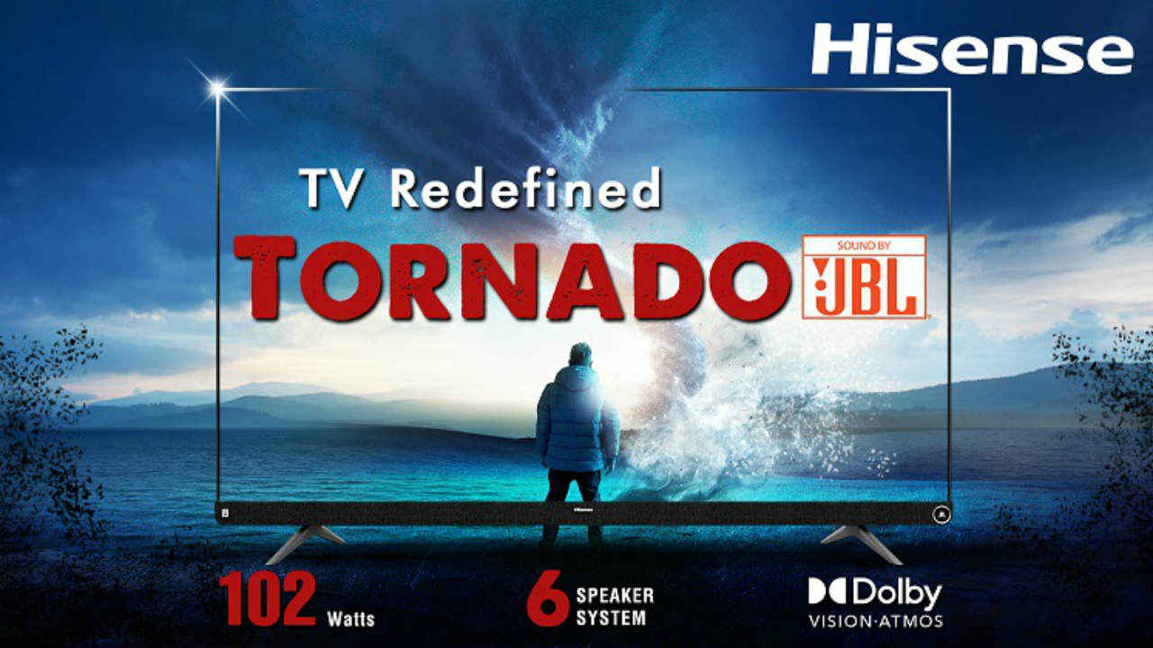 Hisense Announces Tornado 4K TV with JBL speakers (Update: Price and availability)
