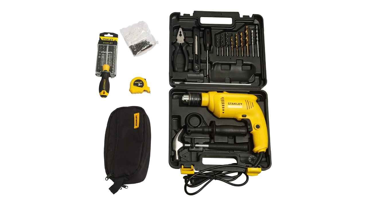 Corded drill machine kit sets for home and professional use