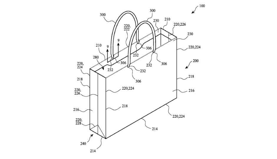 Apple files patent for paper bag