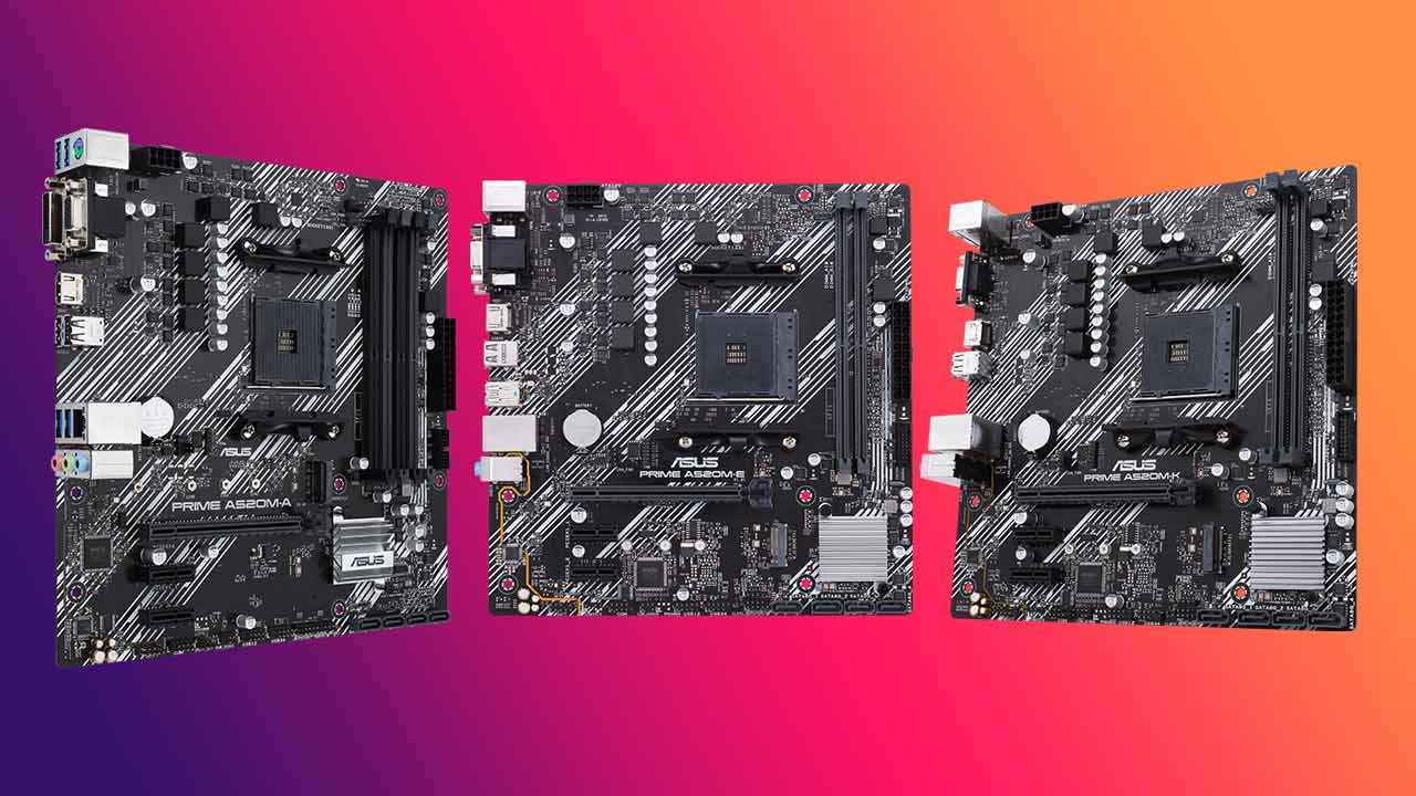 ASUS announces AMD A520 PRIME, TUF GAMING and PRO motherboards for budget PC builds