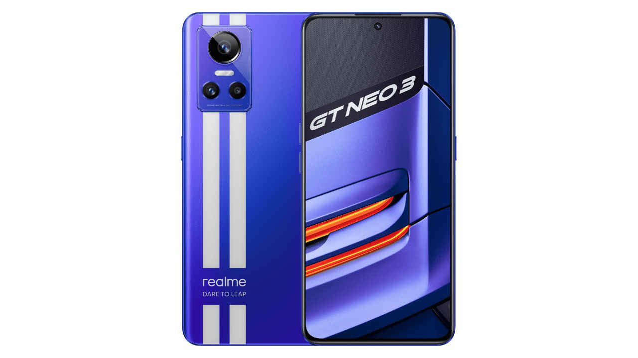 Realme GT Neo 3 5G launched in India with Pad Mini and Buds Q2s