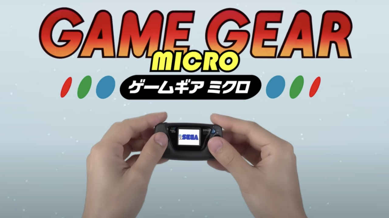 Sega Game Gear Micro is a new teeny-tiny version of the classic handheld