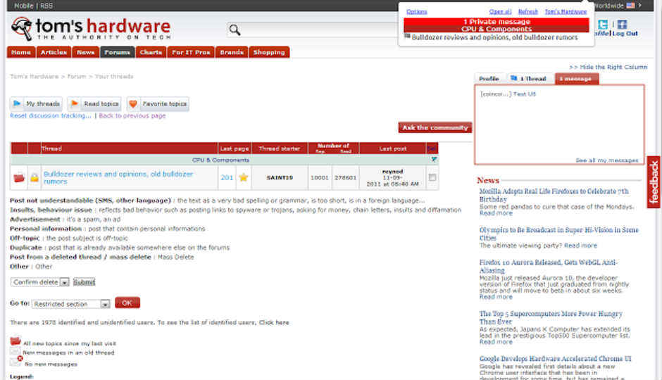 The ultimate list of technology forums to read right now! The ultimate list of technology forums to read right now!