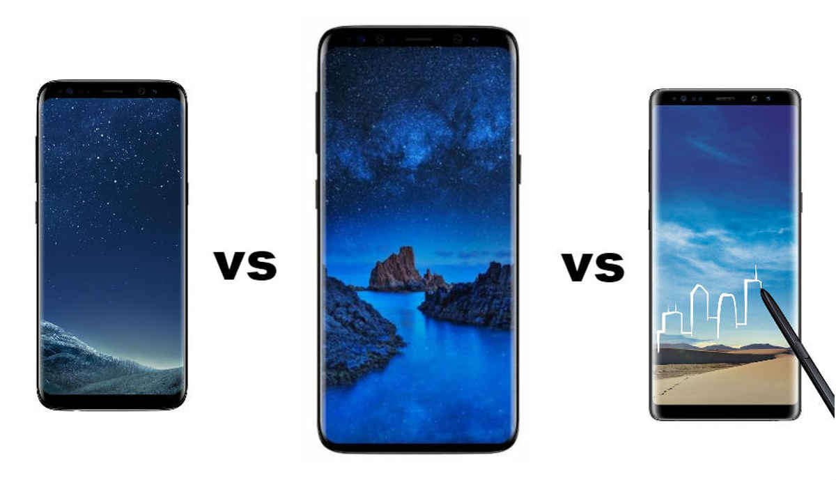 Samsung Galaxy S9 Vs Galaxy S8 Vs Galaxy Note 8 Spec Comparison Here S What Has Changed Digit