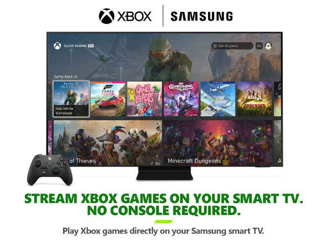 Samsung Xbox gaming