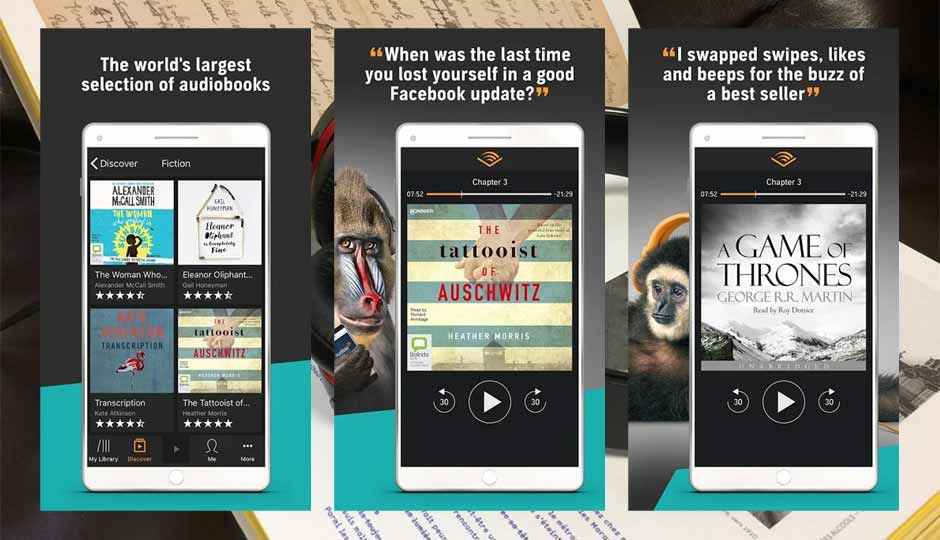Audible – Amazon’s audiobook subscription service launched in India
