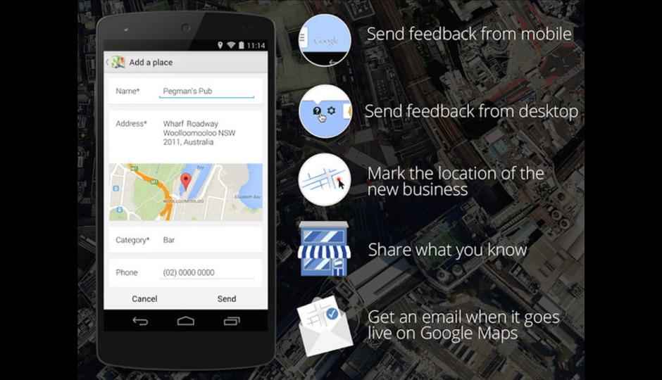 Google Maps now lets you add missing places