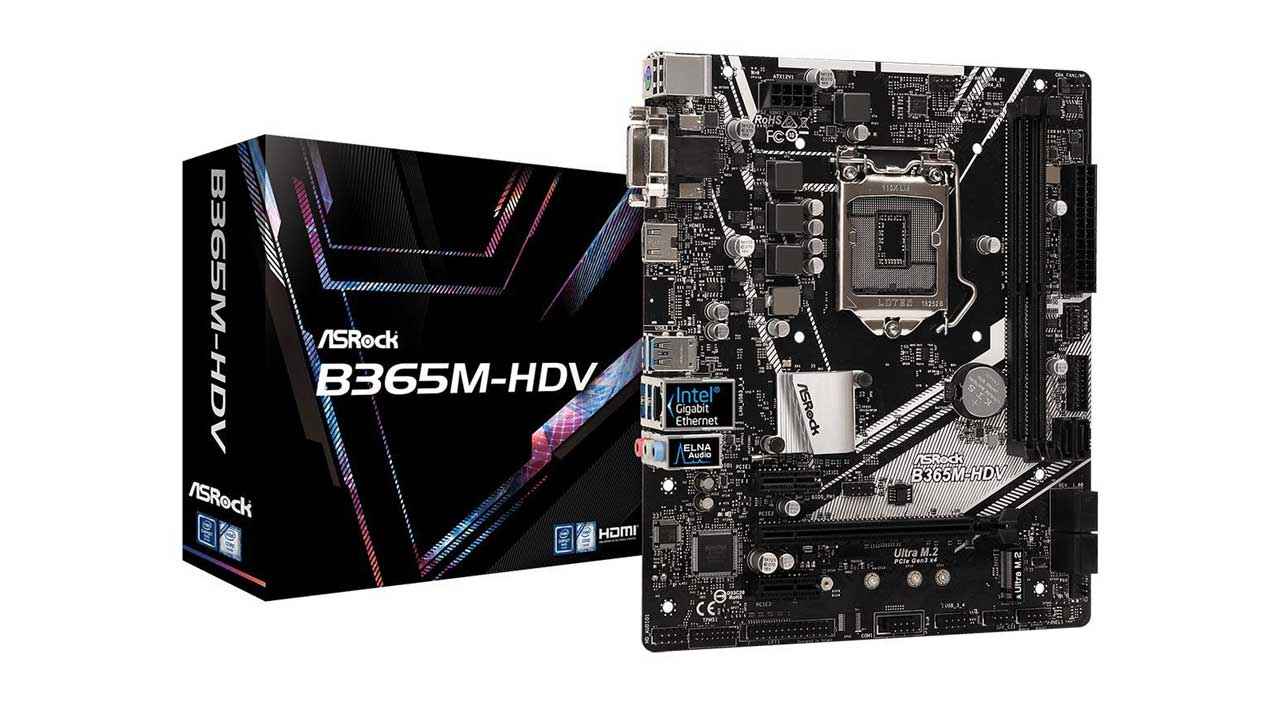 Prime процессор. ASROCK b365m-Hdv.