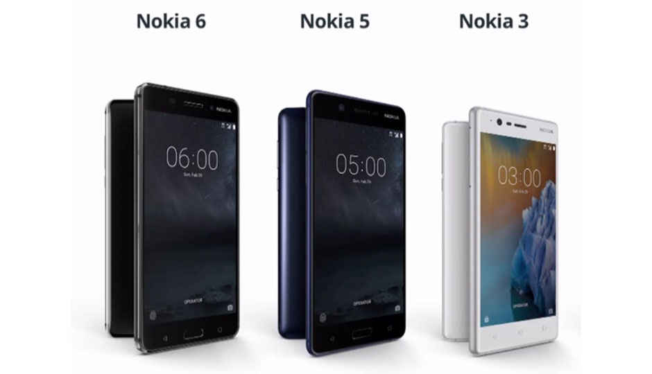 Nokia 3,5,6 India prices confirmed at Rs 9,499, Rs 12,899, Rs 14,999 respectively