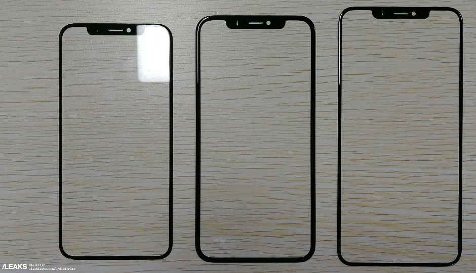 Front panels of new iPhones leak, LCD iPhone seen with thicker bezels than OLED ones