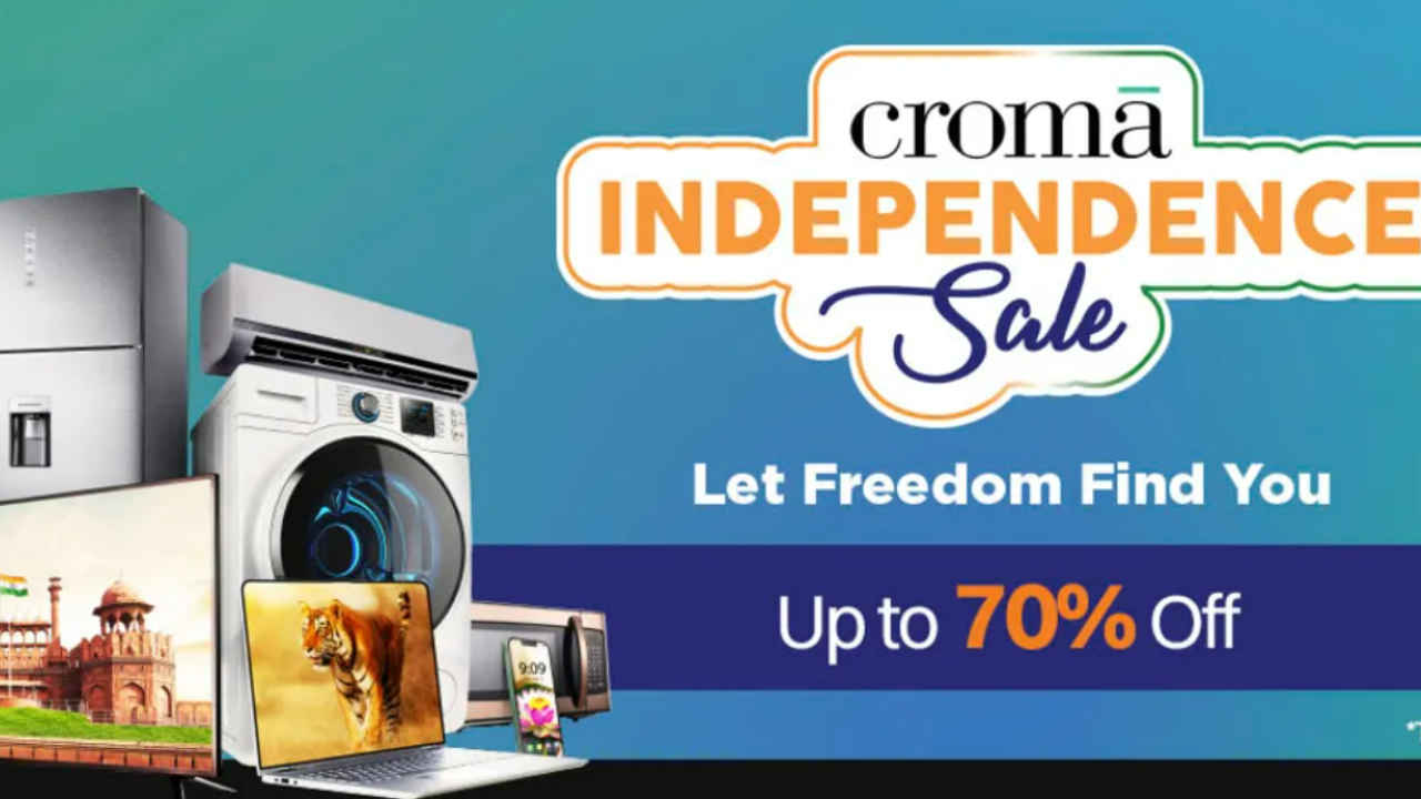 Croma Independence Day Sale: अमेज़न सेल खत्म होते ही Croma पर ऑफर्स की बरसात, इन प्रॉडक्ट पर पाएं तगड़े डिस्काउंट