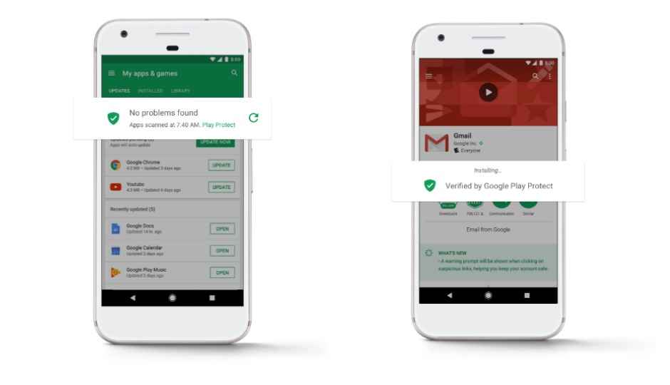 Google starts rolling out its Play Protect feature for the Play Store app