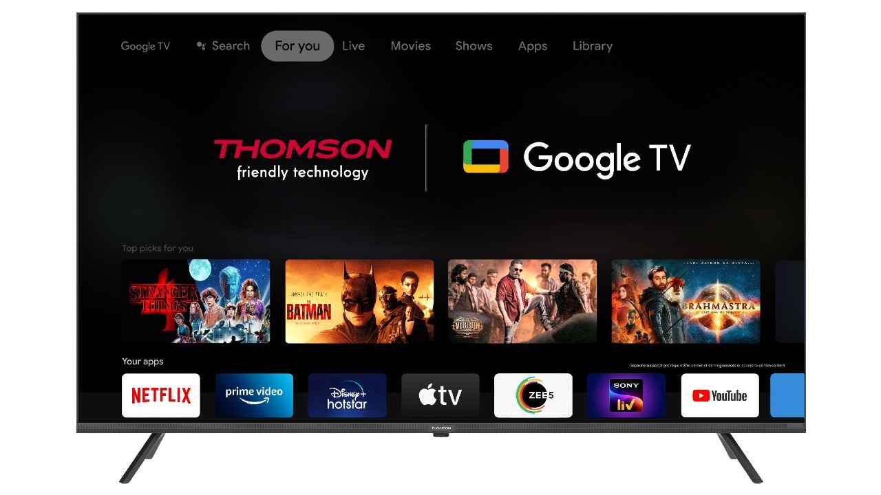 Thomson’s Biggest announcement of 2022 Launches QLED series with Google TV on 8th September with 3 new models of 50, 55 and 65-inch