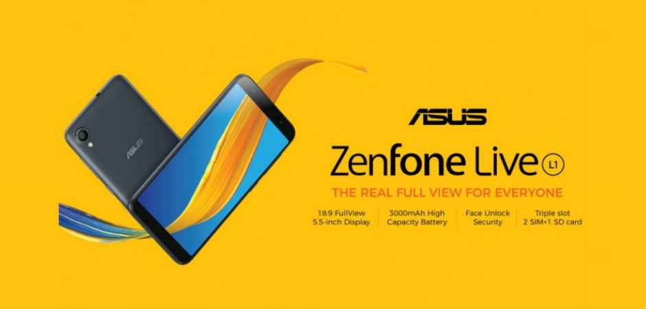 ಹೊಸ Asus Zenfone Live L1 ಸ್ನ್ಯಾಪ್ಡ್ರಾಗನ್ 425 SoC ಆಂಡ್ರಾಯ್ಡ್ ಒರೆಯೊವಿನೊಂದಿಗೆ ಬಿಡುಗಡೆಯಾಗಿದೆ