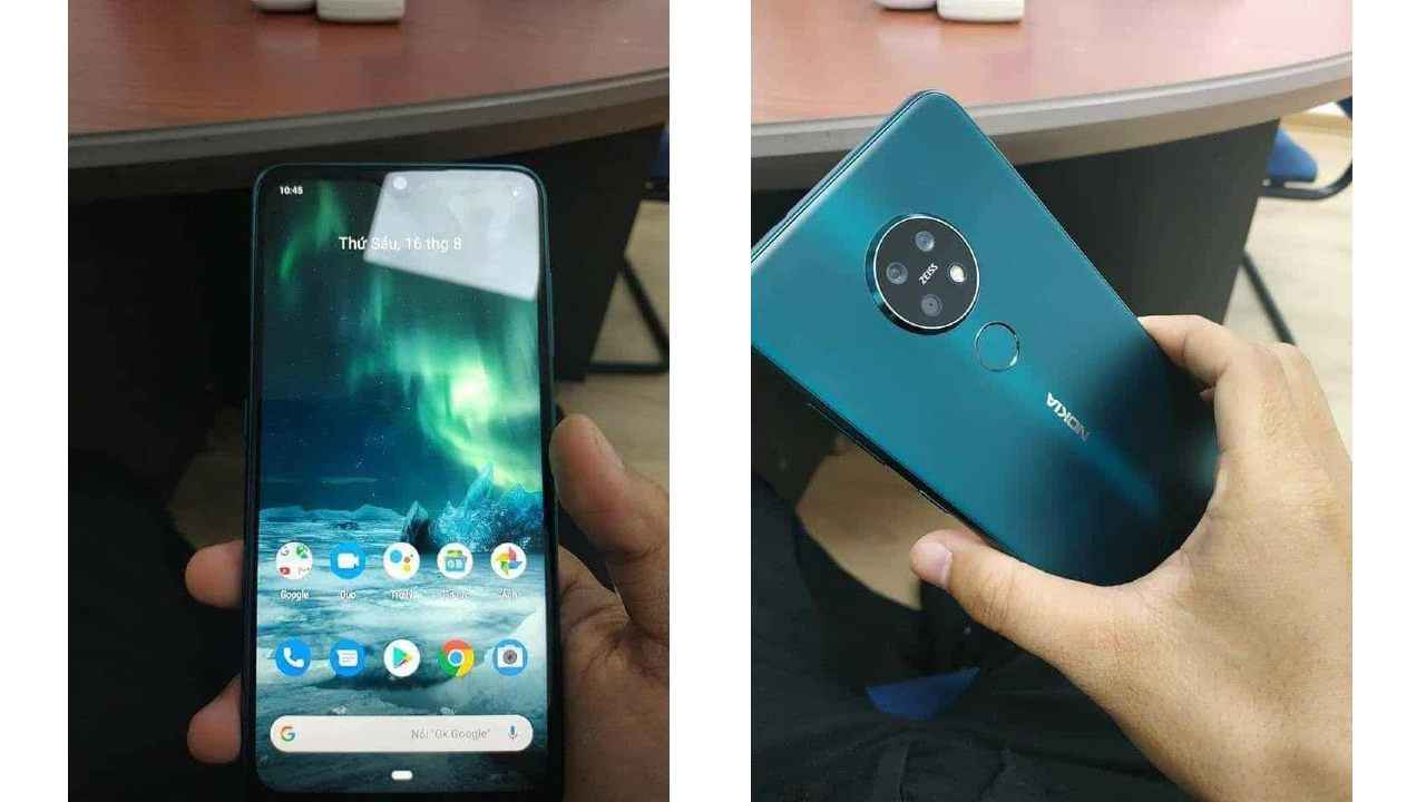 Nokia 7.2 surfaces in hands-on photos, shows off a circular triple rear ZEISS camera setup
