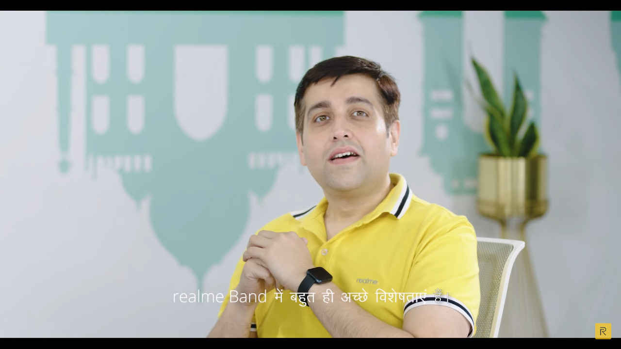 Realme CEO Madhav Sheth seen wearing upcoming Realme smartwatch, confirms purple Realme 6 Pro variant