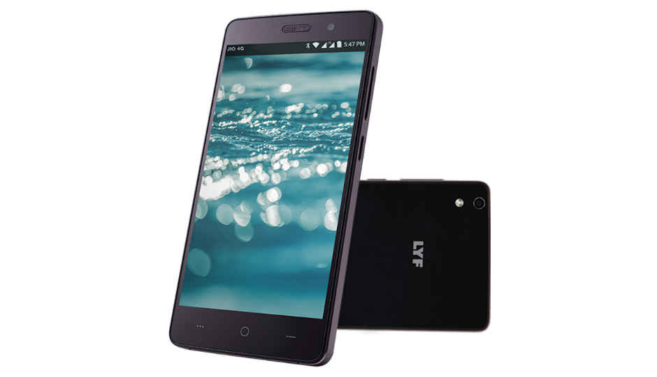 Reliance Lyf Water 5 launched at Rs. 11,699, offers 4G and VoLTE