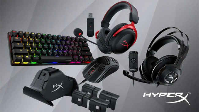 HP Inc. HyperX acquisition Kingston Gaming Peripherals Keyboards Mice Headsets mouse pads microphones