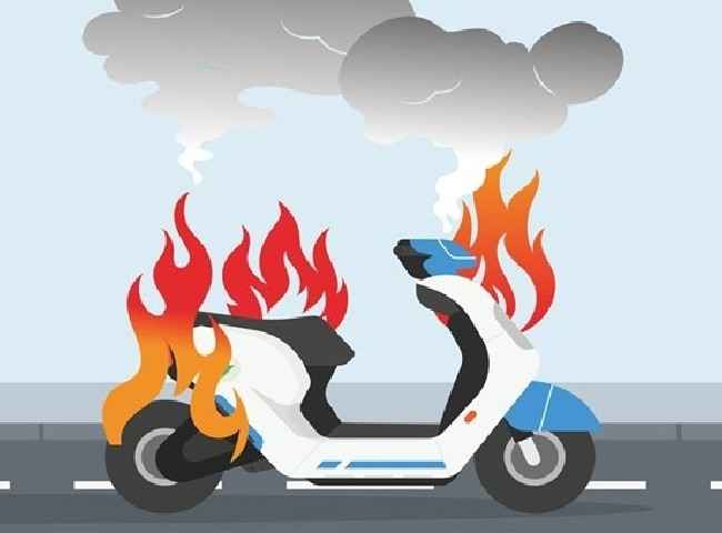 electric scooter fire