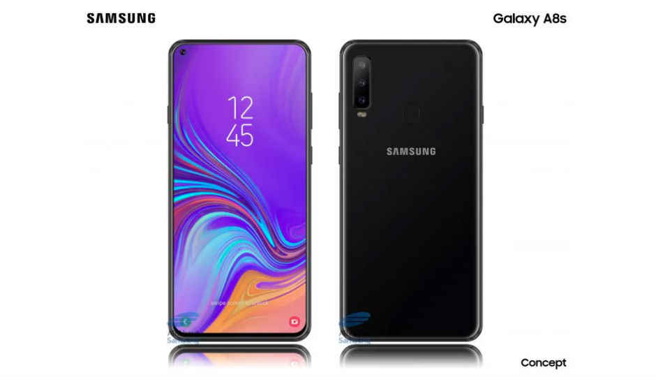 Samsung Galaxy A8s press renders spotted with Infinity-O type display, punchhole camera