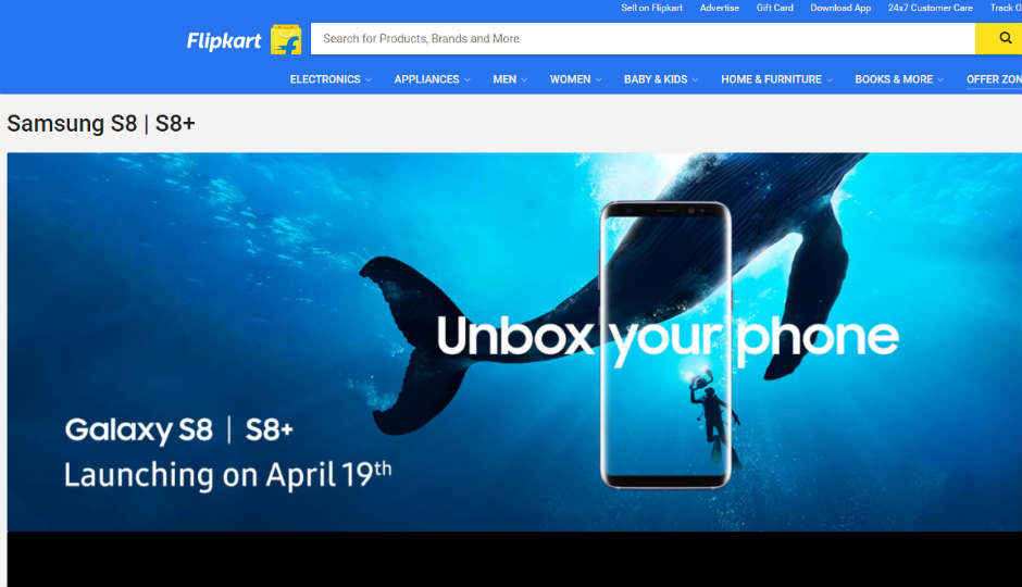 Samsung Galaxy S8, S8+ launching today on Flipkart