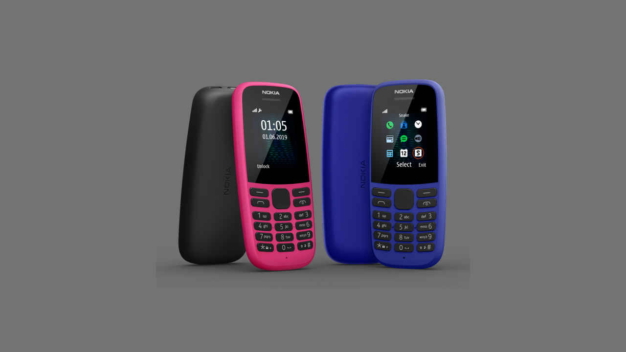 Nokia 105 (2019) with 2,000 contacts storage launched for Rs 1,199 in India