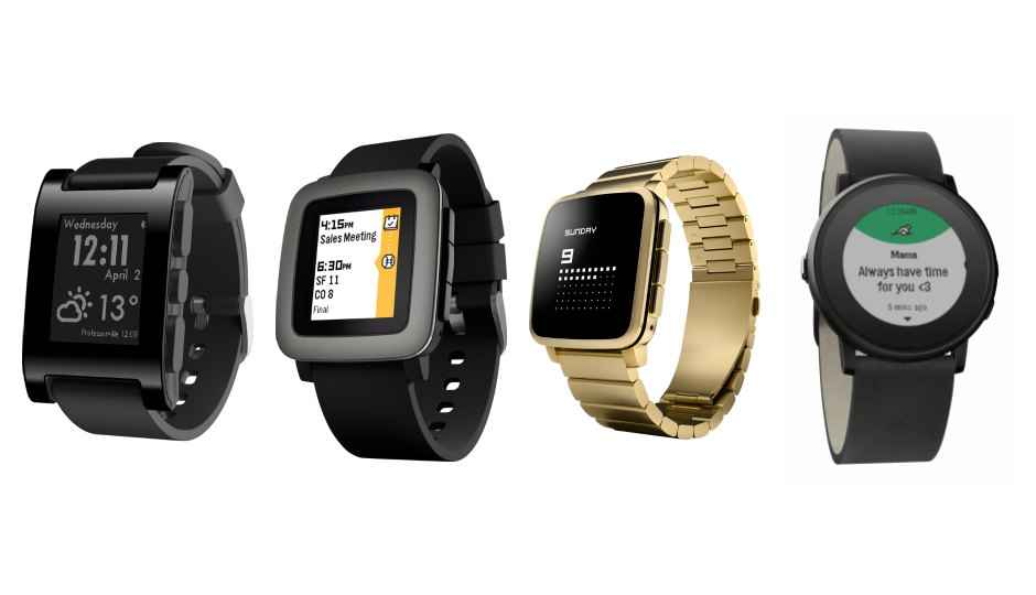 Pebble smartwatches now in India, starting at Rs. 5,999