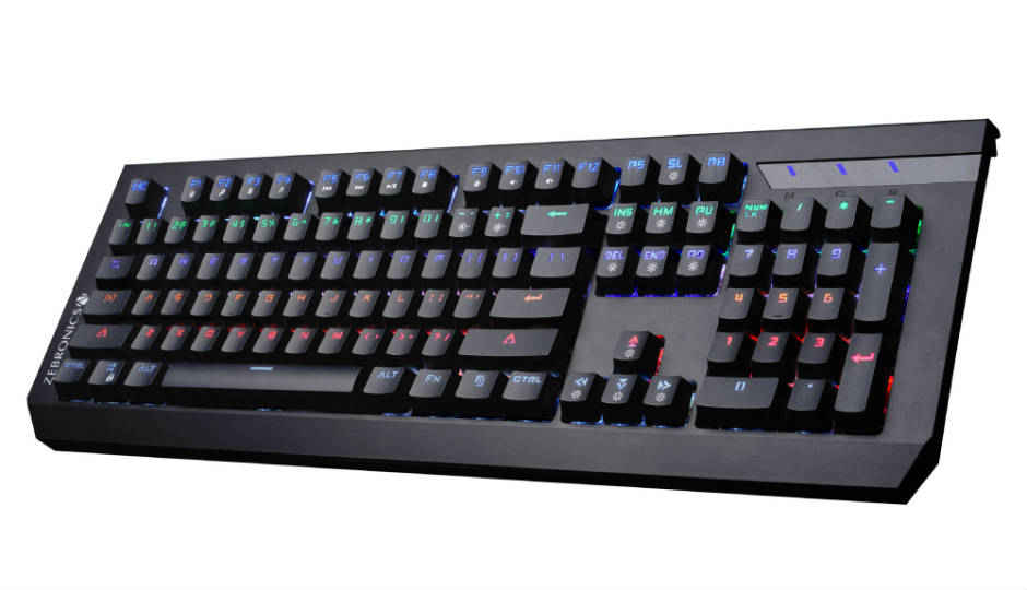 Zebronics Max Plus Mechanical Gaming Keyboard launched at Rs 2,999