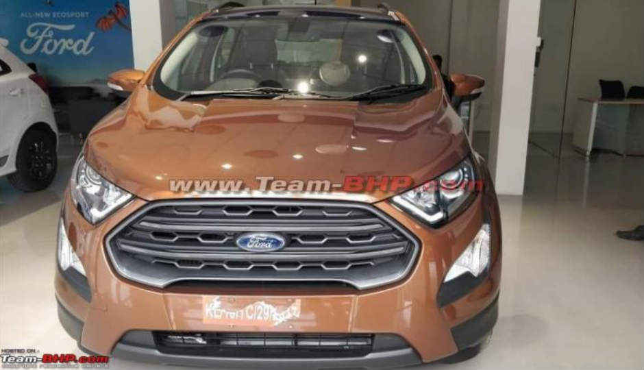 Ford reportedly launching EcoSport Titanium S with Sunroof in May 2018