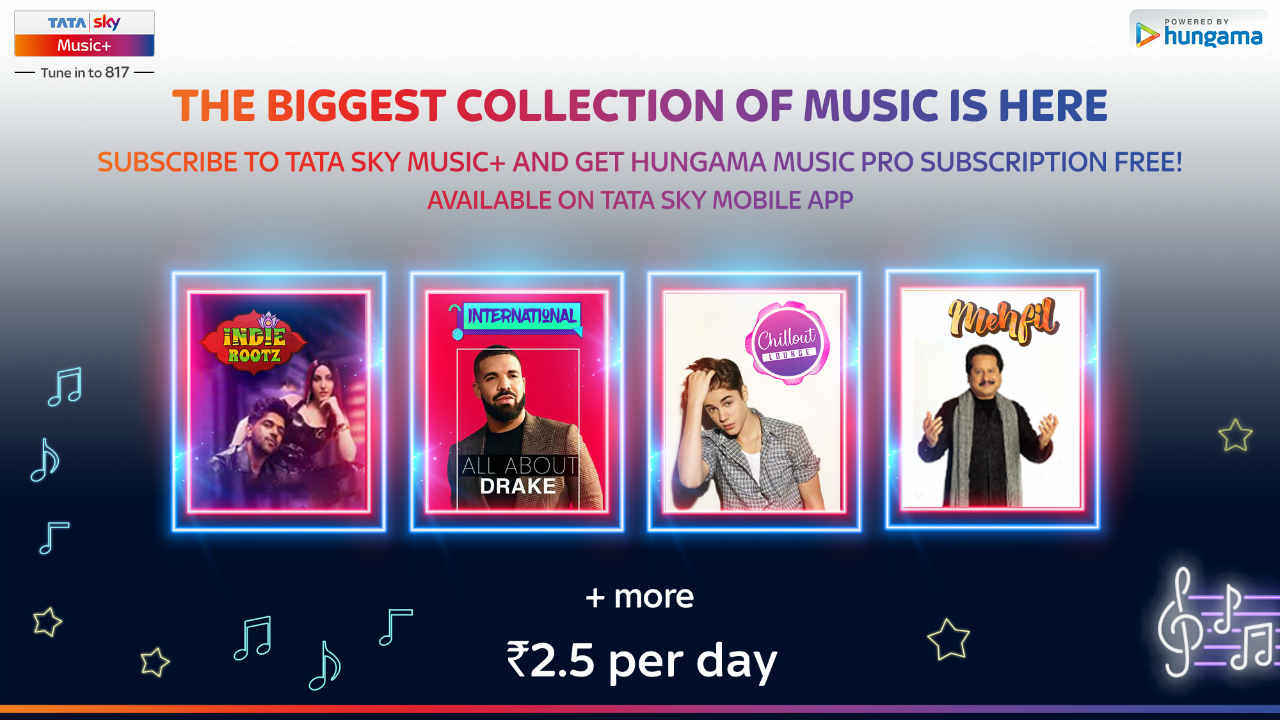 Tata Sky announces partnership with Hungama Music