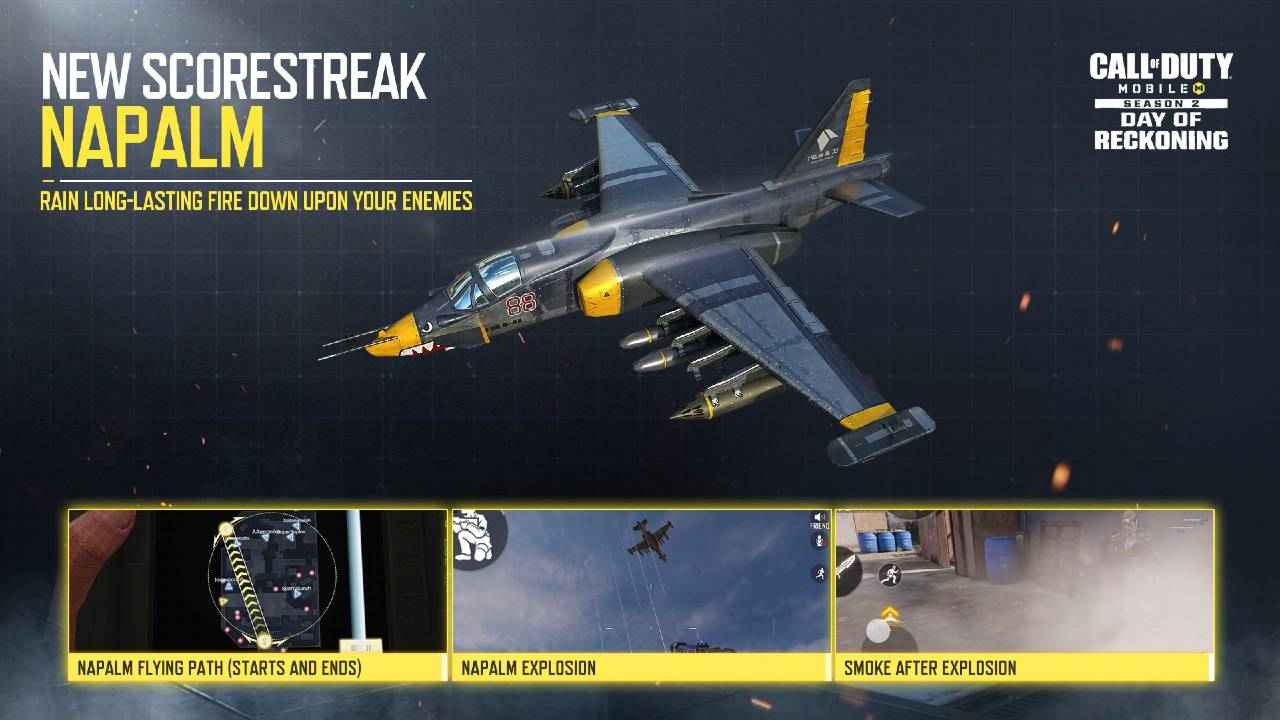 Call of Duty: Mobile confirm new Napalm scorestreak in Season 2 update