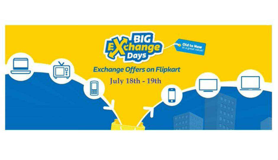 फ्लिपकार्टच्या “Big Exchange Days” मध्ये मिळतायत ह्या आकर्षक ऑफर्स