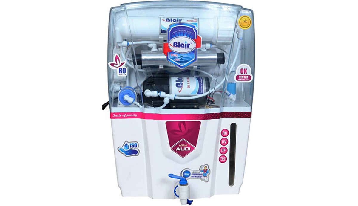 BLAIR AUDI RO UV TDS UF 17 L RO + UV + UF + TDS Water Purifier (White)