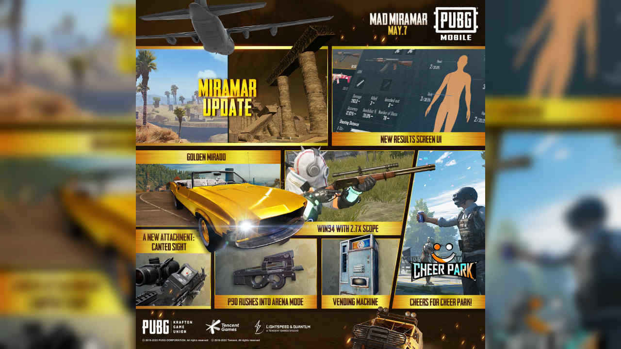 PUBG Mobile confirms v0.18.0 update to feature Mad Miramar map, canted sight and more