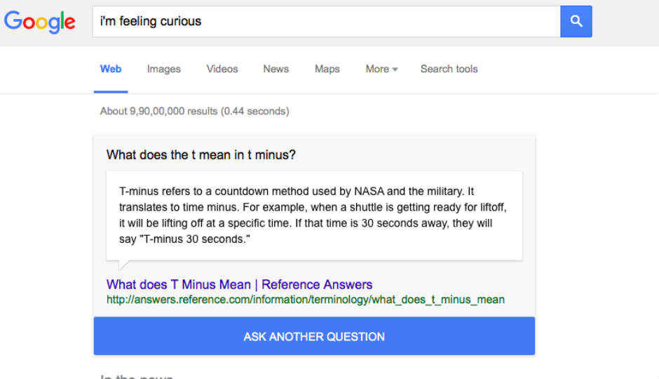 Google’s new fun fact is an educational way to procrastinate