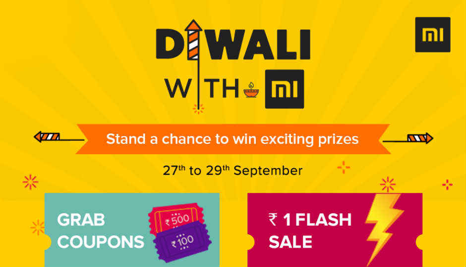 Xiaomi ‘Diwali with Mi’ sale from September 27: Rs 1 flash sale, discounts on Redmi Note 4 and other deals to know