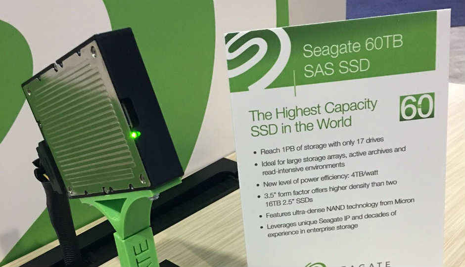 Seagate beats Samsung, launches world’s largest 60TB SSD