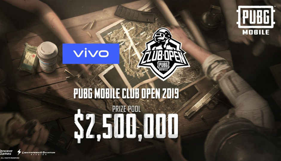Vivo announced as title partner of PUBG Mobile Club Open 2019, prize pool increased to $2.5 million