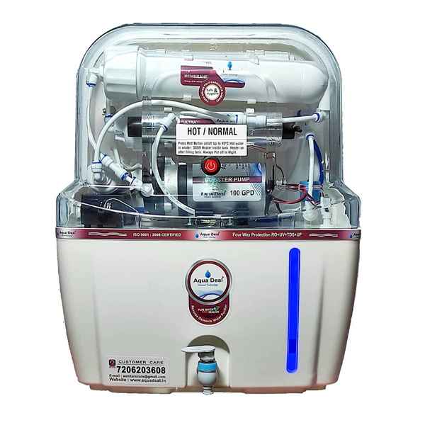 aquadeal 15 L RO + UF + UV + UV_LED + TDS Control Water Purifier